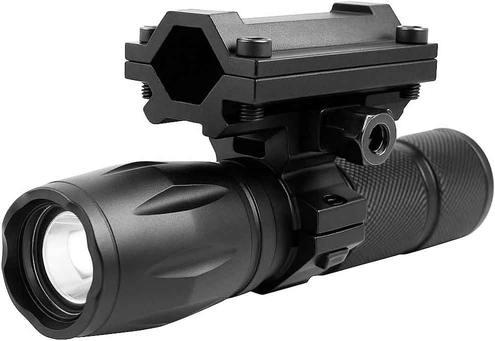 Tactical 1000 Lumen Flashlight with Picatinny & Barrel Mount Compatible with Citadel AD500