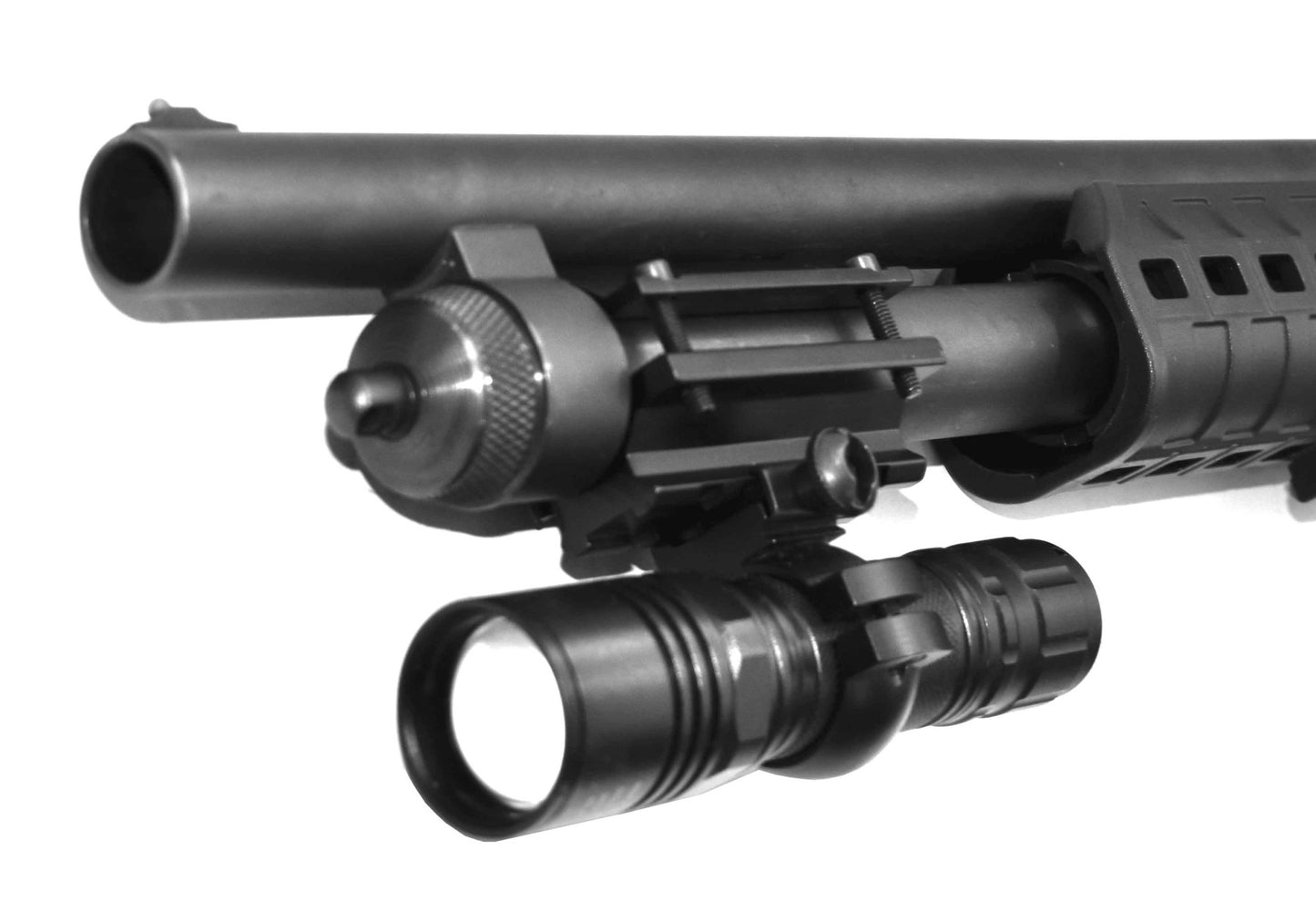 12 gauge shotgun picatinny base mount adapter aluminum black hunting tactical home defense. - TRINITY SUPPLY INC