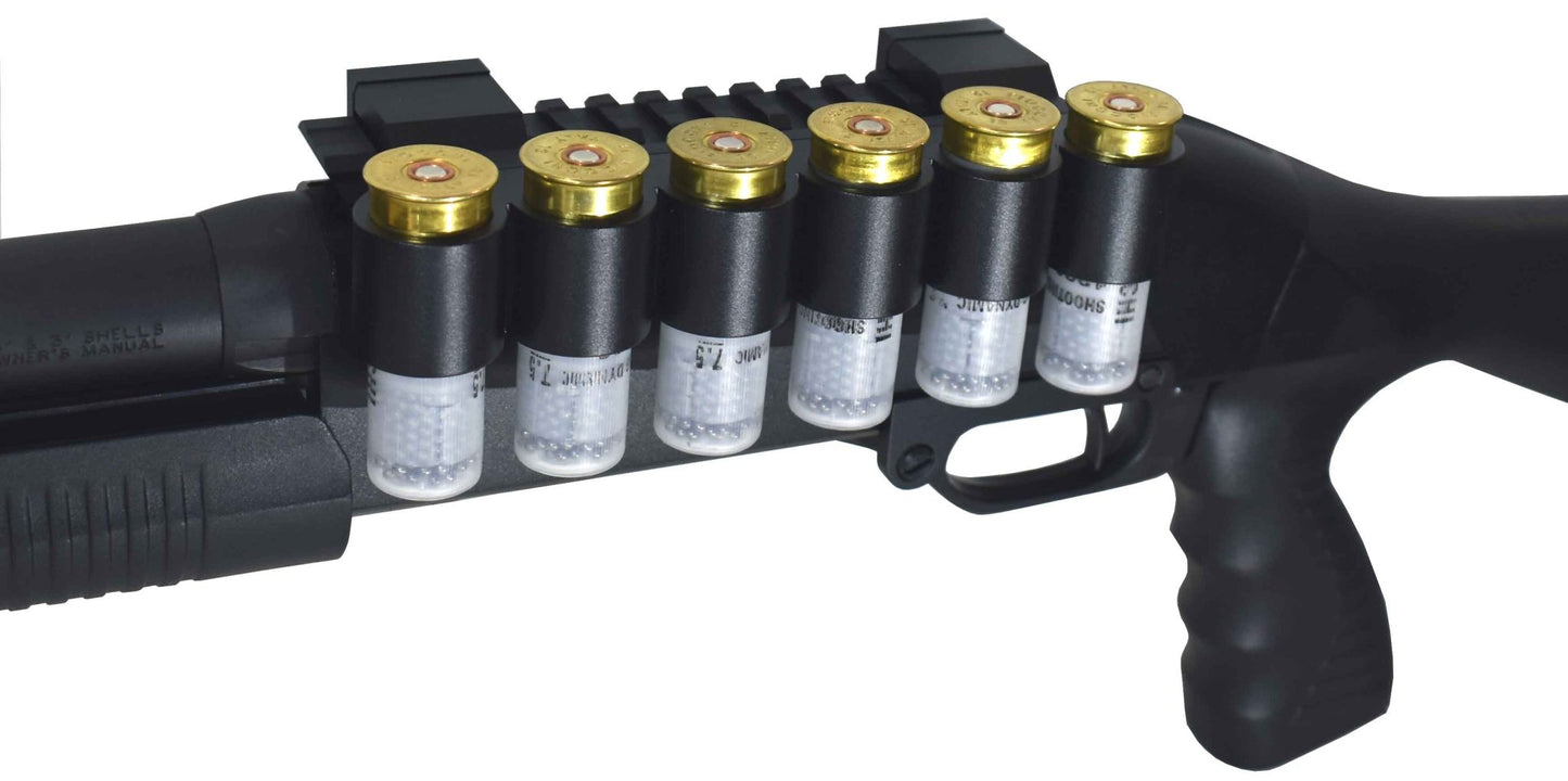 12-Gauge Shotgun Shell Carrier for Shotguns with Picatinny Rail. - TRINITY SUPPLY INC
