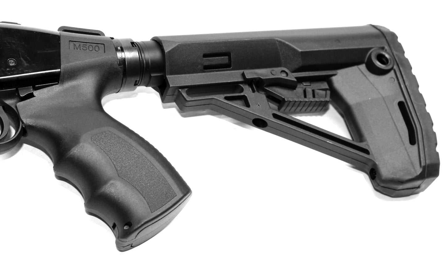 Mossberg 535 12 gauge collapsible stock Storm style black.