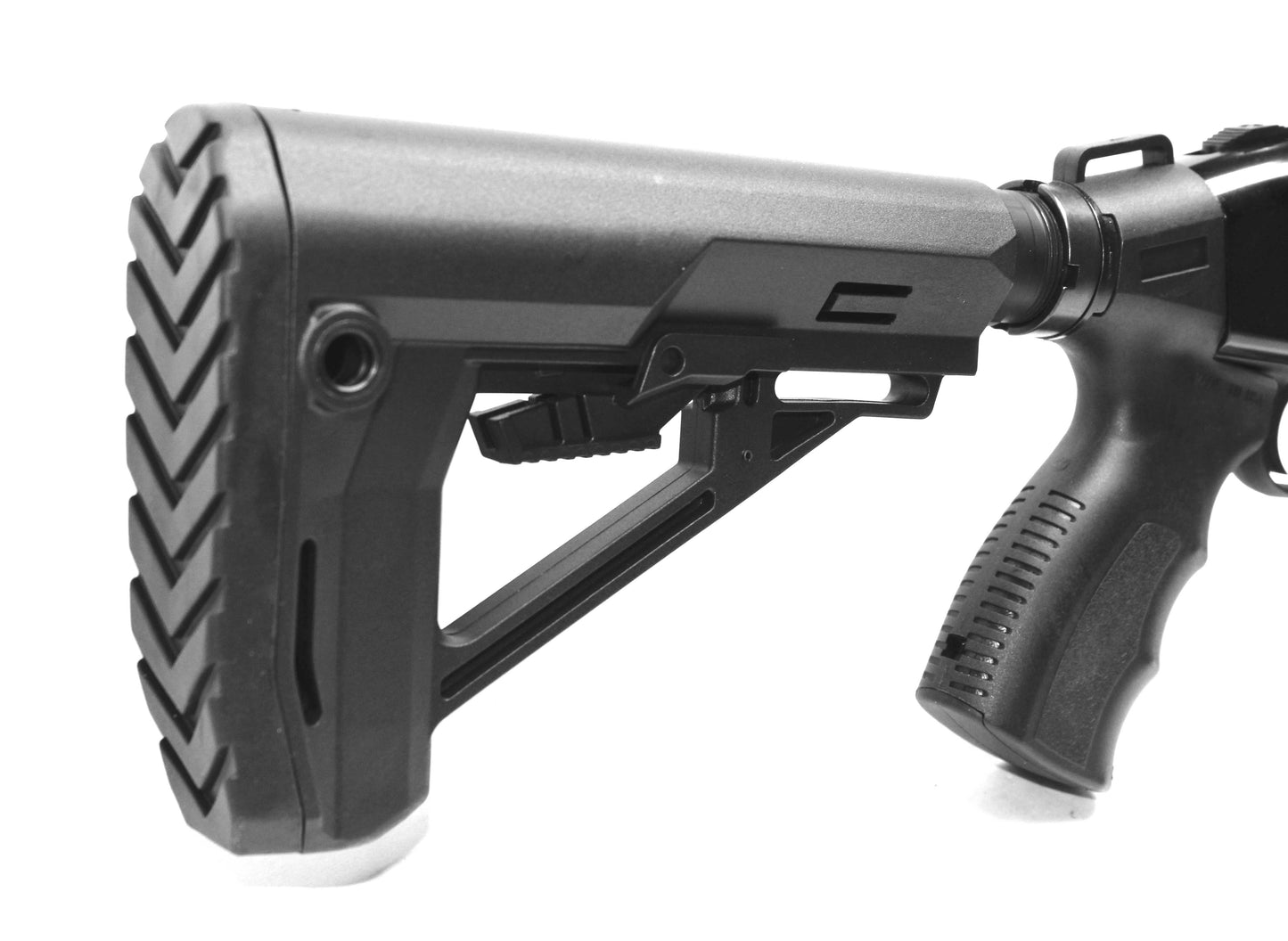 Mossberg 535 12 gauge collapsible stock Storm style black.