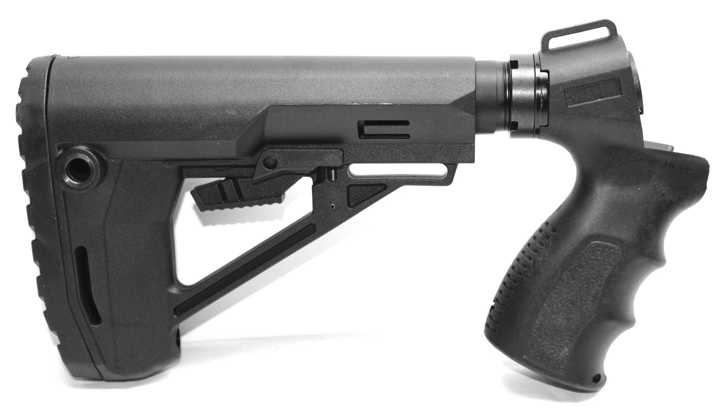 Mossberg 535 12 gauge collapsible stock Storm style black.