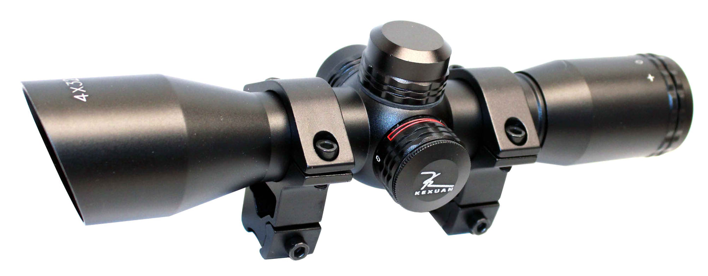 Crosman RepeatAir 1077 scope sight 4x32 aluminum Illuminated Red Green reticle.