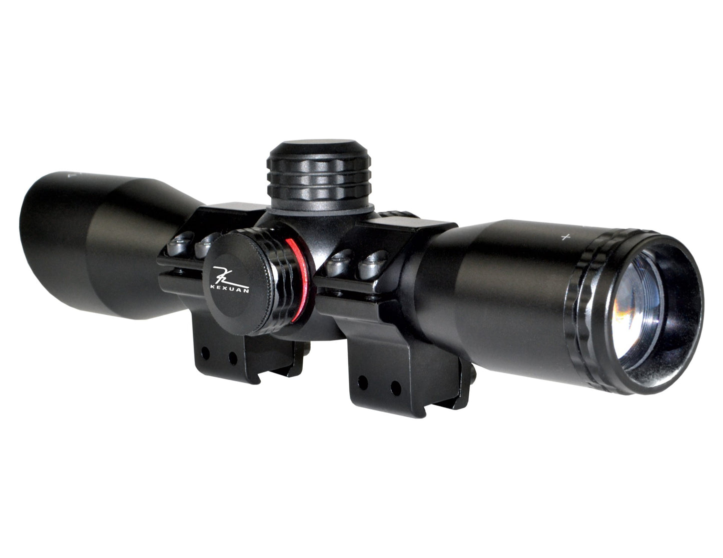 4X32MLF Compact Scope with Red/Green 5 Line Reticle compatible with Mossberg Patriot.