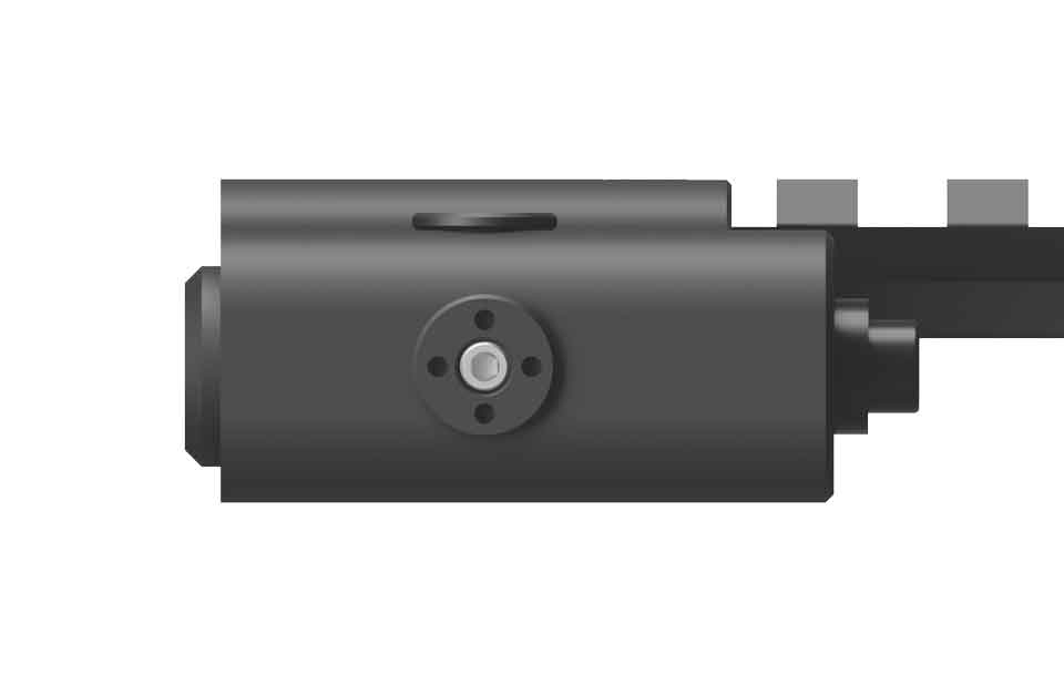 Mossberg 930 Red Laser Sight System with Picatinny Rail Mount Aluminum Black.