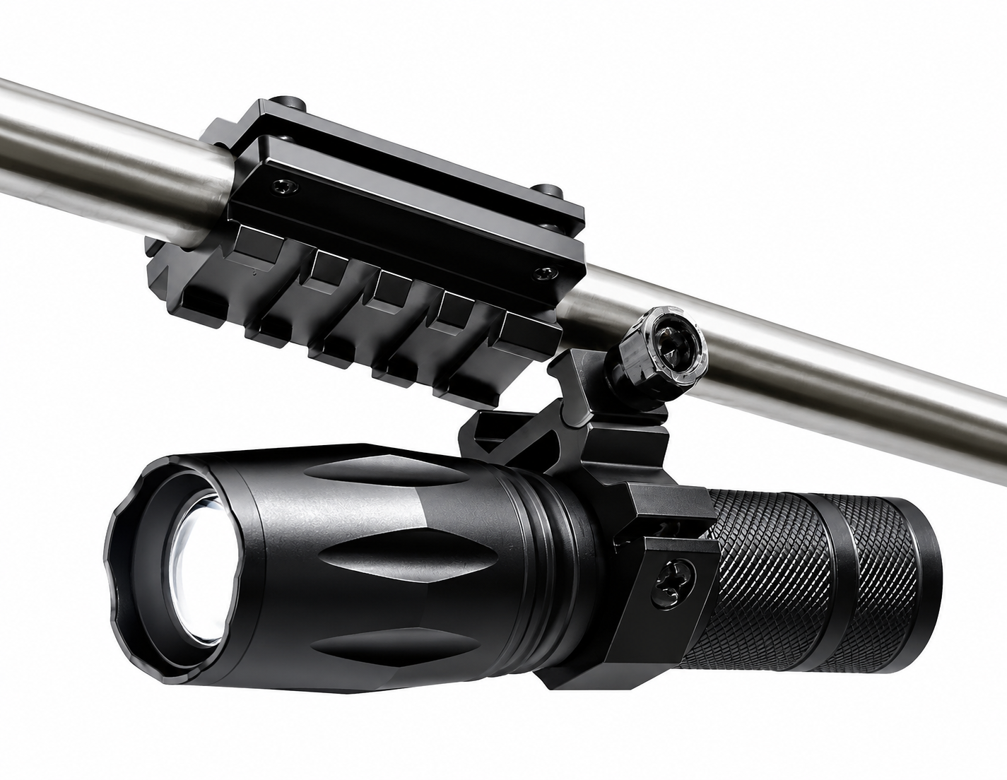 1000 Lumen Tactical Flashlight Compatible with Ruger American – Picatinny & Barrel Mount LED Rifle Light