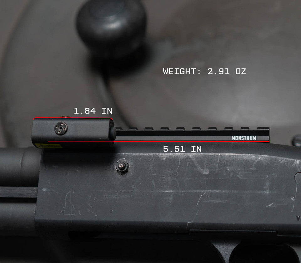 Mossberg 930 Green Laser Sight System with Picatinny Rail Mount Aluminum Black.