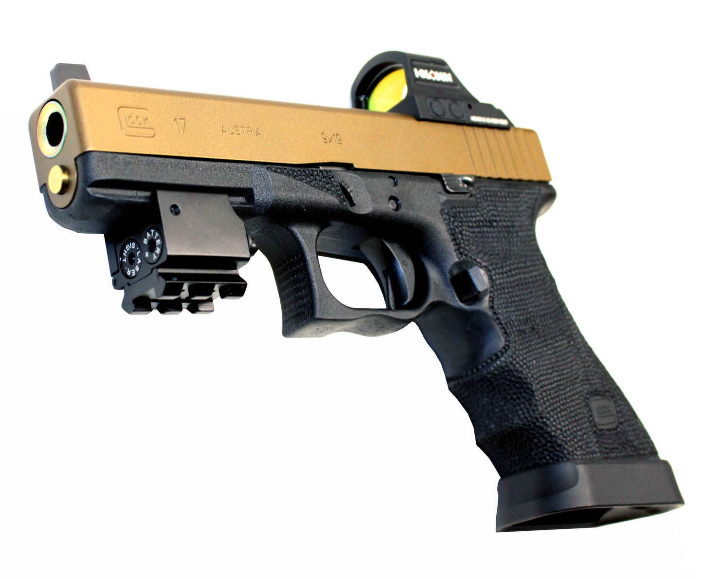 hk p2000 tactical red laser sight picatinny mounted aluminum black.