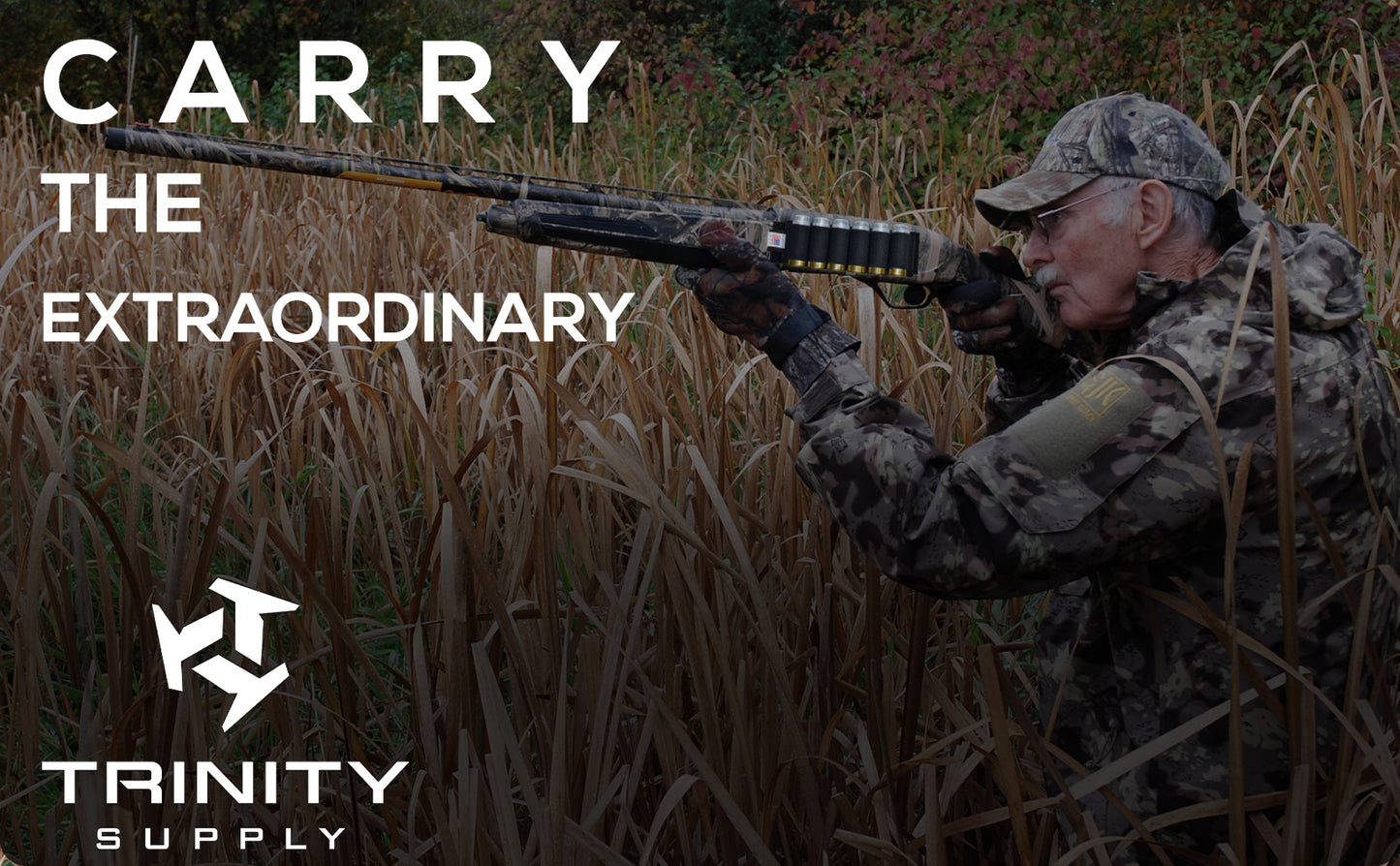 Trinity 12 Gauge Shell Holder Made In USA Compatible Mossberg 500 flex 12 gauge pump.