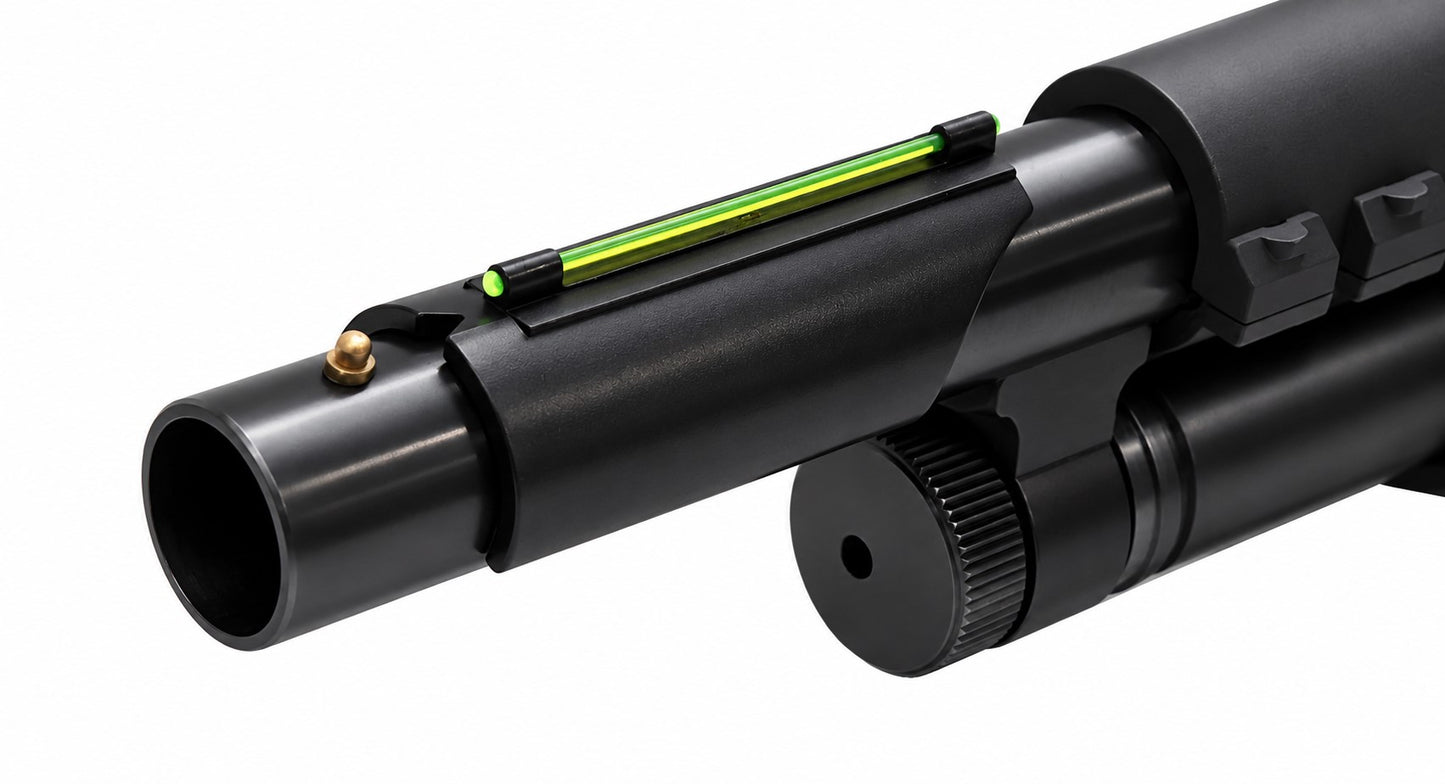 TRINITY Fiber Optic Front Sight Compatible with Mossberg 590 12 Gauge – Snap-On Shotgun Bead Sight for Hunting & Tactical Use