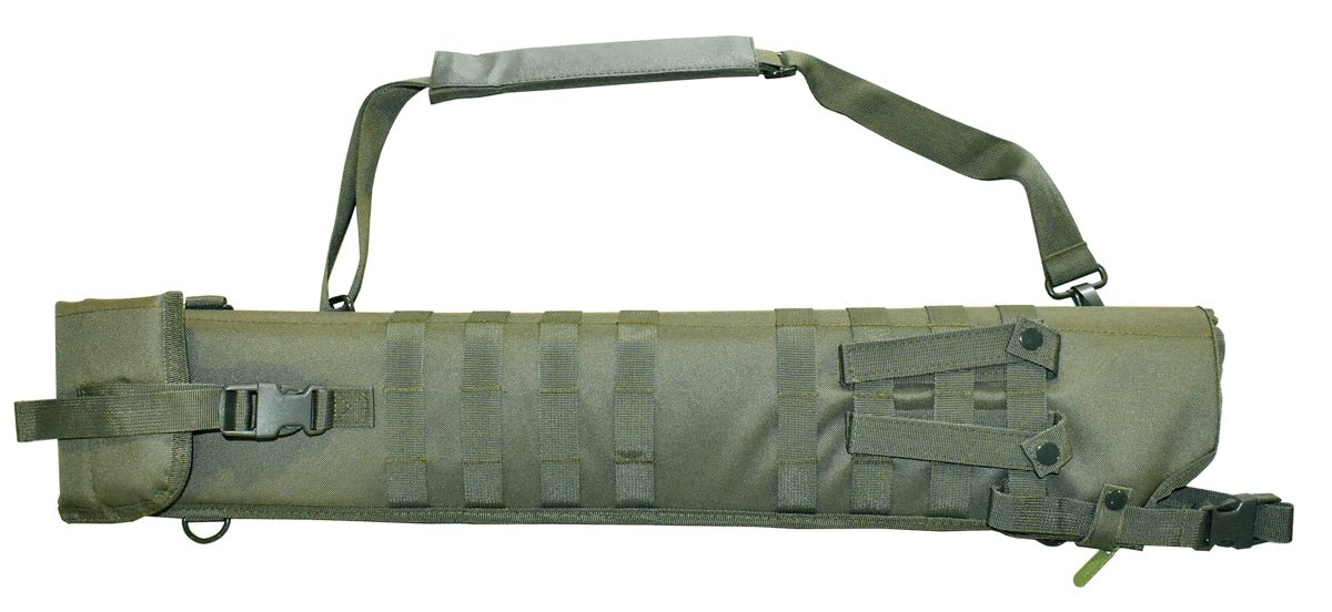 Mossberg 500 pump shotgun Olive case scabbard padded hunting. - TRINITY SUPPLY INC