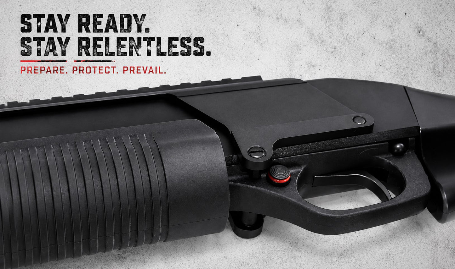TRINITY Saddle Mount Picatinny Rail Compatible With Savage Stevens 320 12 Gauge Pump Shotgun Aluminum Optics Mount