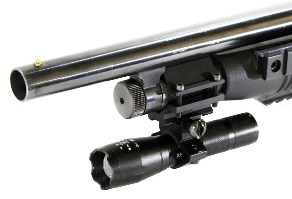 Trinity 1200 Lumen Shotgun Flashlight With Mount - Tactical Hunting Light For 12 Gauge
