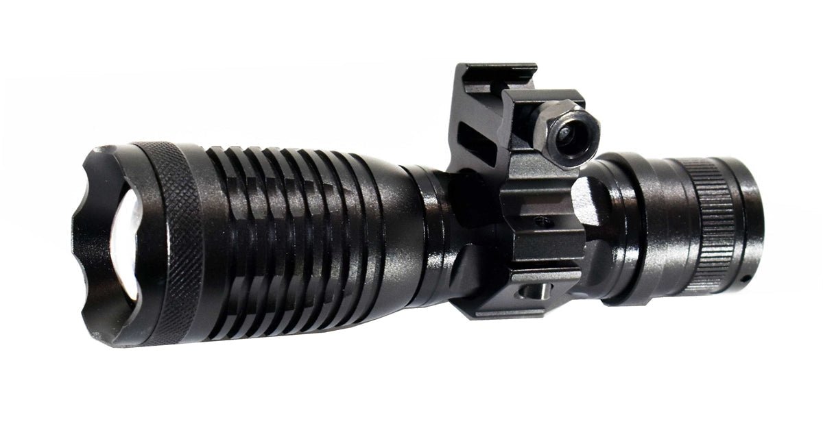 Tactical 1500 Lumen Flashlight With Mount Compatible With Mossberg Maverick 88 12 Gauge Shotgun. - TRINITY SUPPLY INC