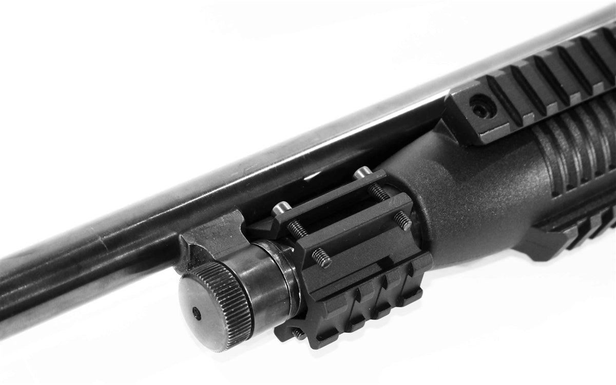 Trinity Hunting Light for Mossberg maverick 88 20 gauge Pump Hunting Tactical Aluminum Black Single Rail Mount. - TRINITY SUPPLY INC