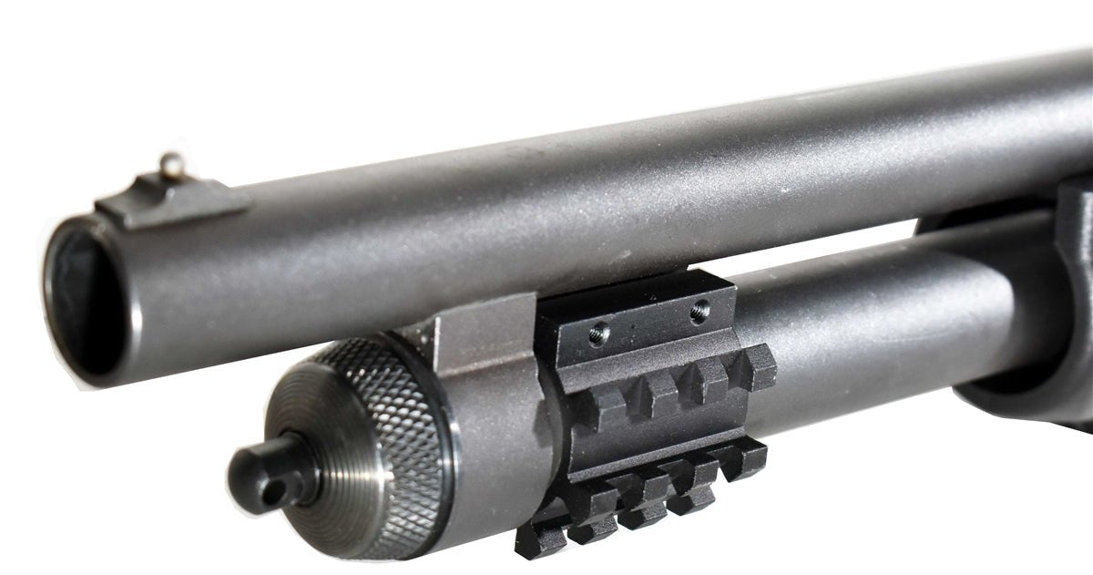 Trinity red dot sight and mount compatible with Mossberg Maverick 88 12 gauge pump. - TRINITY SUPPLY INC