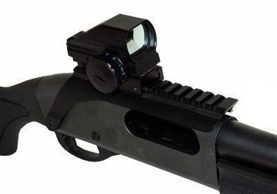 Trinity Reflex Aluminum Sight With Saddle Mount Compatible With Remington 870 12 Gauge Pump Hunting Home Defense Accessory. - TRINITY SUPPLY INC