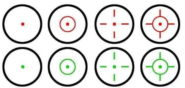Trinity Reflex Sight Red Green Reticles With Saddle Mount Picatinny Rail Adapter Compatible With Mossberg 500 12 Gauge. - TRINITY SUPPLY INC