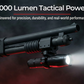 1000 Lumen Tactical Flashlight with Magazine Tube Mount Compatible with Mossberg 500 20 Gauge – Aluminum Hunting & Home Defense Light