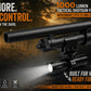 1000 Lumen Tactical Flashlight w/ Magazine Tube Mount for 20 Gauge Pumps | Aluminum Black