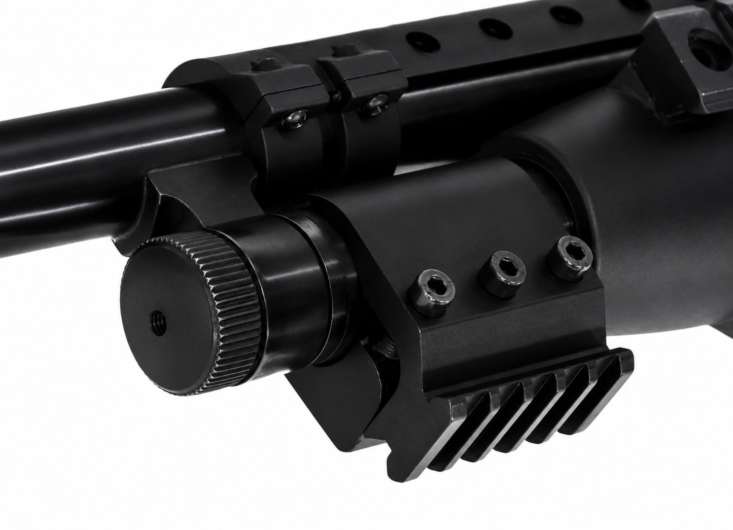 1000 Lumen Tactical Flashlight with Magazine Tube Mount Compatible with Mossberg 500 20 Gauge – Aluminum Hunting & Home Defense Light