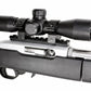 Ruger 10/22 Scope Combo – 4x32 Mil-Dot Scope with Picatinny Rail Base Mount, Aluminum Black
