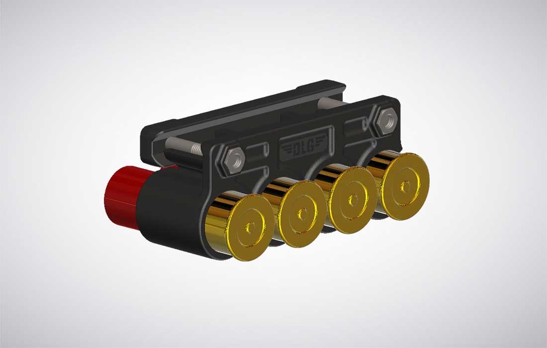 Picatinny Shotgun Shell Holder for kel-tec rdb.