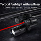 TRINITY 1000 Lumen Shotgun Flashlight & Red Laser Sight Kit Compatible With Mossberg 500 12 Gauge Picatinny Barrel Mount