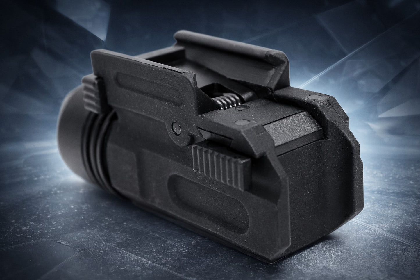 300 Lumen Tactical Flashlight Compatible with Glock G41 Gen4 – Quick Release Picatinny Rail Weapon Light