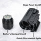 300 Lumen Tactical Flashlight Compatible with Glock G41 Gen4 – Quick Release Picatinny Rail Weapon Light