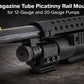 TRINITY Tactical Picatinny Rail Mount Adapter Compatible with Stevens 320 12 Gauge – Aluminum Barrel Magazine Tube Mount Black