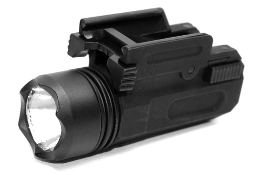 cz p-09 handgun flashlight 300 lumens aluminum polymer body black.