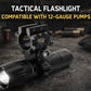 1000 Lumen Tactical Flashlight with Magazine Tube Mount Compatible with Winchester SXP Defender 12 Gauge Shotgun