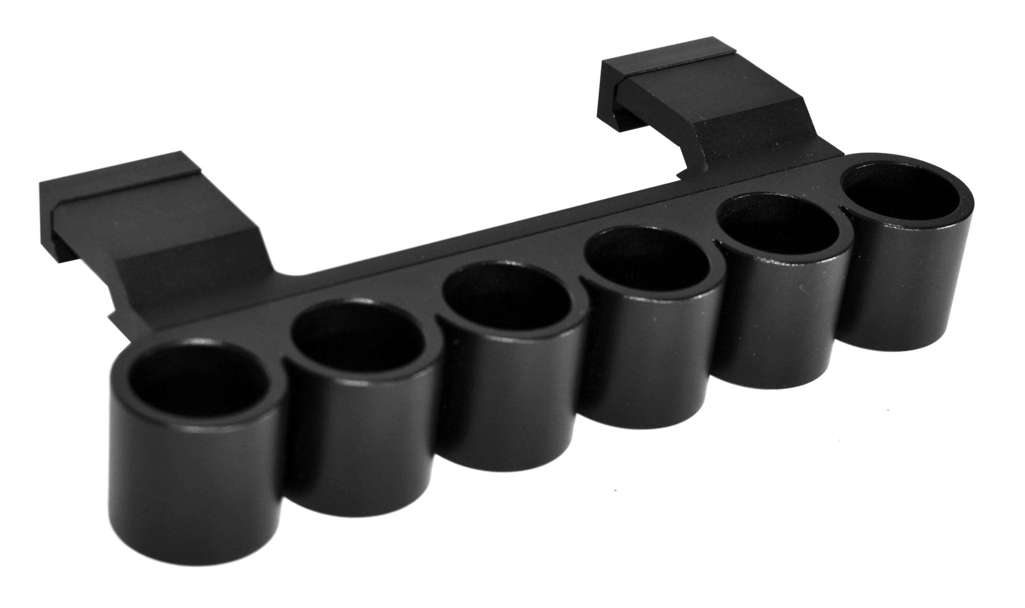 Aluminum 12-Gauge Shell Carrier compatible with picatinny rails.