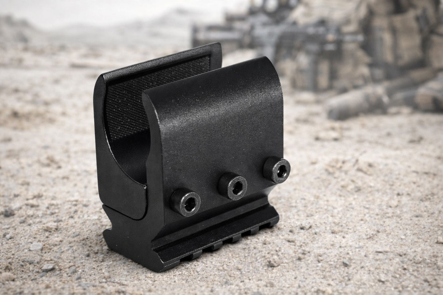 TRINITY Tactical Picatinny Rail Mount Adapter Compatible with Stevens 320 12 Gauge – Aluminum Barrel Magazine Tube Mount Black