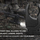 TRINITY Tactical Picatinny Rail Mount Adapter Compatible with Stevens 320 12 Gauge – Aluminum Barrel Magazine Tube Mount Black