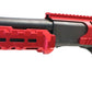 TRINITY Tactical Forend Pump and saddle mount combo aluminum red compatible with Remington 870 12 Gauge.