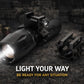 1000 Lumen Tactical Flashlight with Magazine Tube Mount Compatible with Winchester SXP Defender 12 Gauge Shotgun