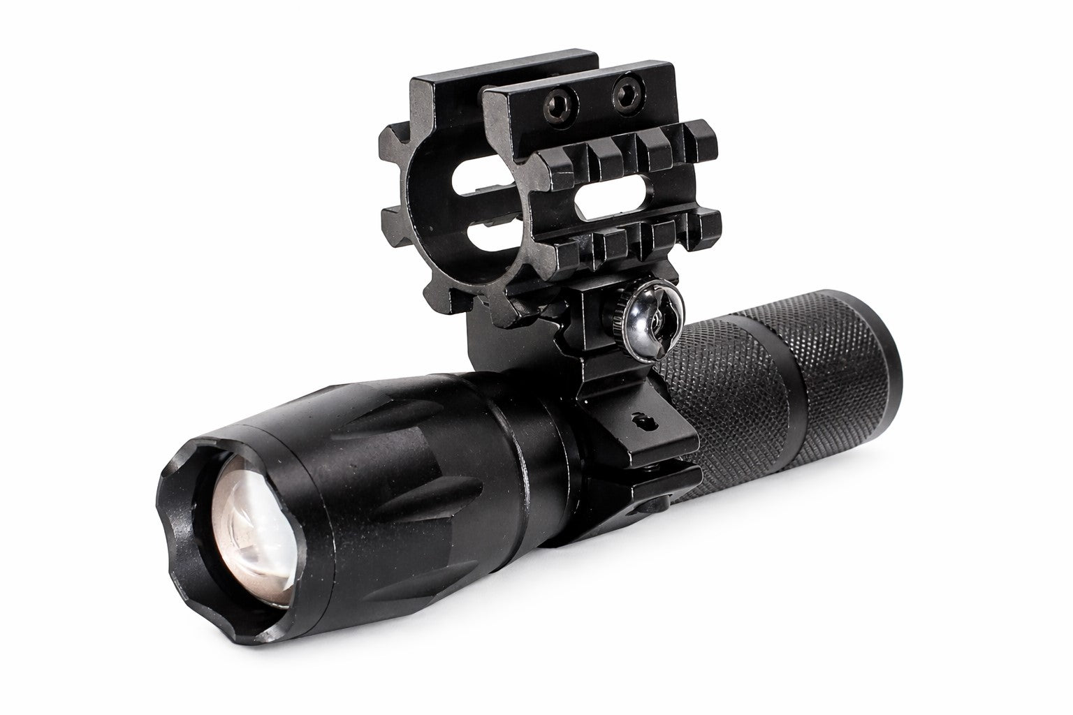 1000 Lumen Tactical Flashlight with Magazine Tube Mount Compatible with Winchester SXP Defender 12 Gauge Shotgun