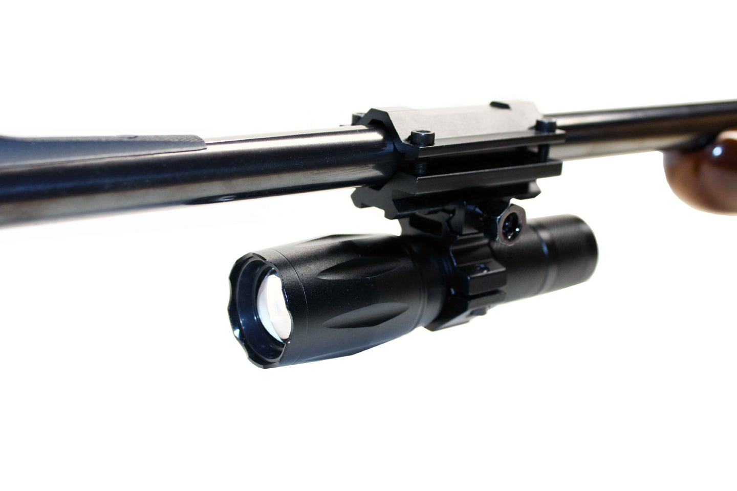 Tactical 1000 Lumen Flashlight With Mount For Henry U.S Survival Rifle.