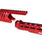 TRINITY Tactical Forend Pump and saddle mount combo aluminum red compatible with Remington 870 12 Gauge.