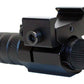 Tactical flashlight with red laser combo compatible with 20-gauge pumps.