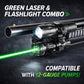 TRINITY Green Laser & 1000 Lumen Flashlight Combo Compatible with Mossberg 835 12 Gauge – Aluminum Tactical Shotgun Light & Laser Kit