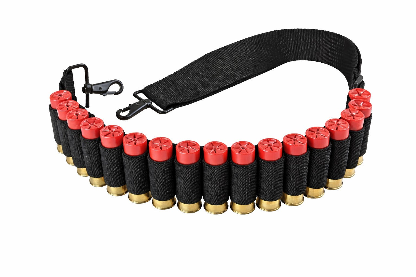 12-Gauge Sling Bandolier Crossbody Shoulder Sling – 15-Round Ammo Capacity