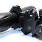 Tactical flashlight with red laser combo compatible with 20-gauge pumps.