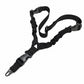 TRINITY One Point Bungee Sling with Quick Detach Hook Tactical Black Sling