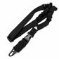 TRINITY One Point Bungee Sling with Quick Detach Hook Tactical Black Sling