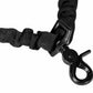 One Point Bungee Sling with Quick Detach Hook – Tactical Single Point Sling Black