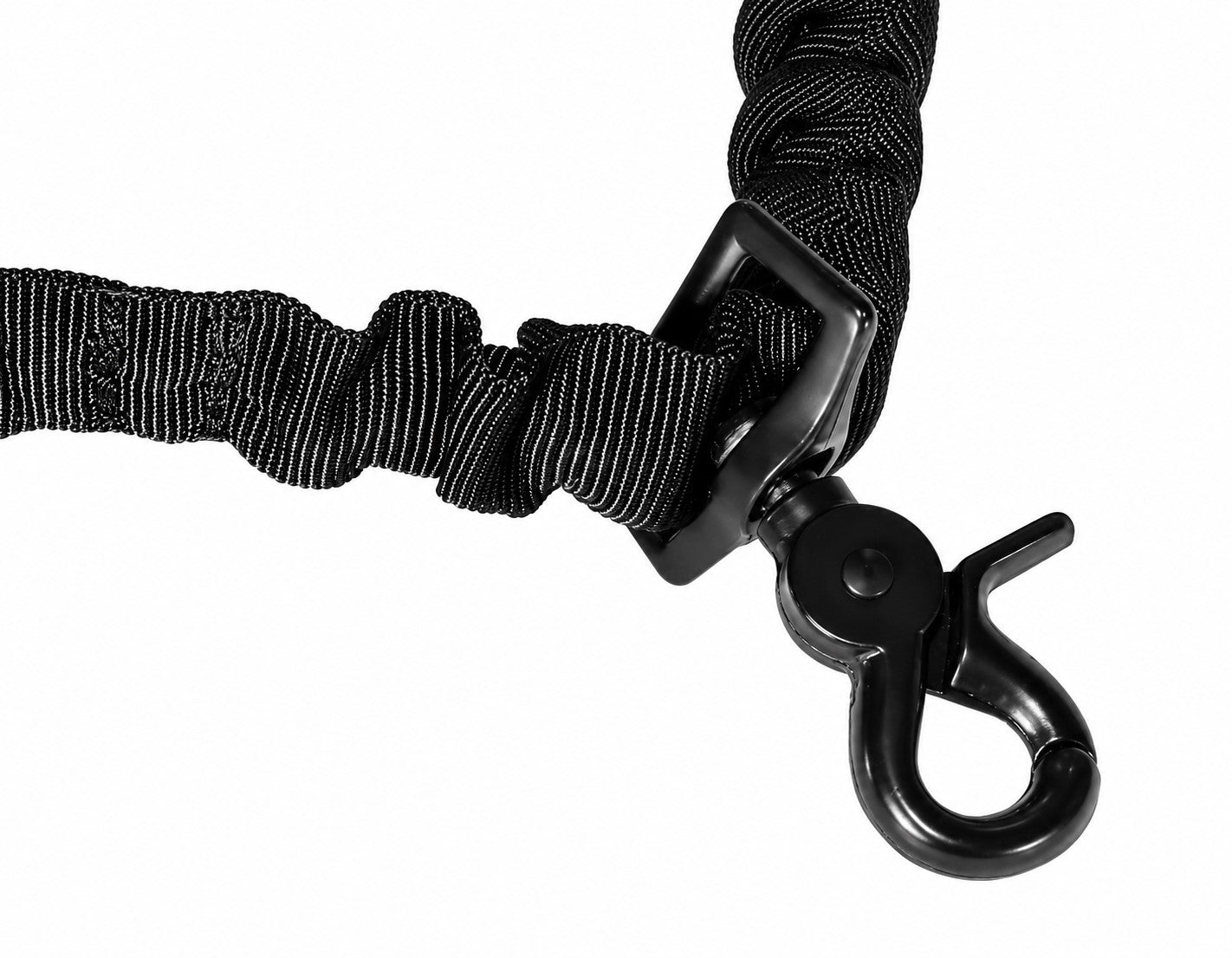 One Point Bungee Sling with Quick Detach Hook – Tactical Single Point Sling Black
