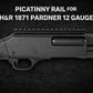 Picatinny Rail Optics Mount Compatible with H&R 1871 Pardner Pump | Low-Profile Aluminum Scope Base